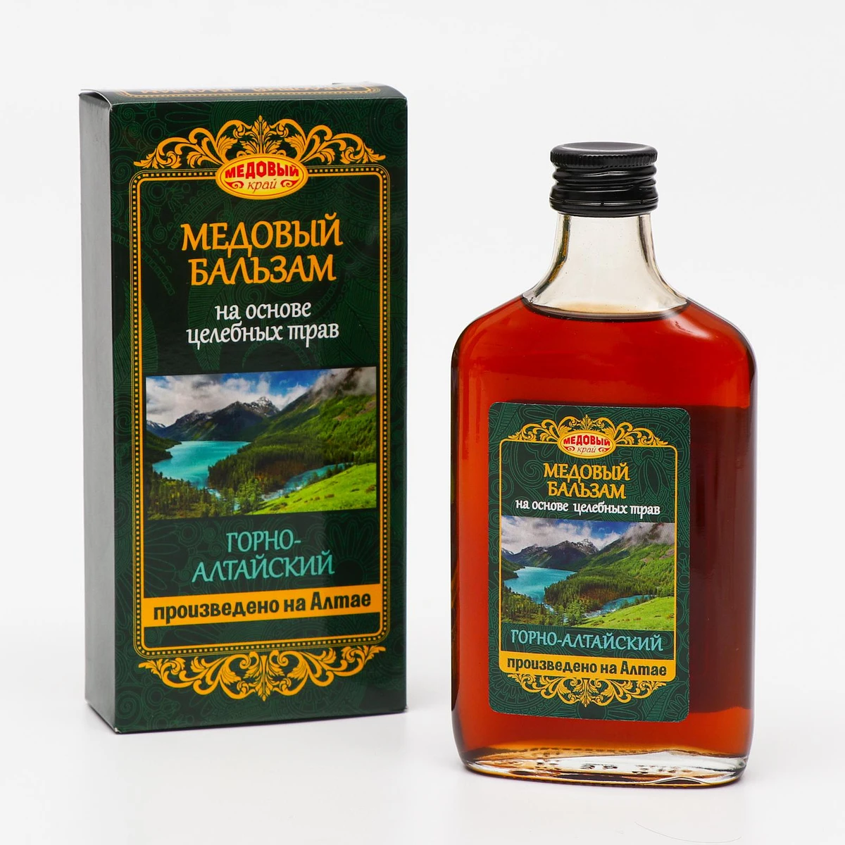 Безалкогольный алтайский медовый бальзам на травах